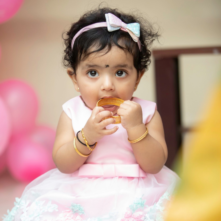 Birthday Photoshoot for a Baby Girl